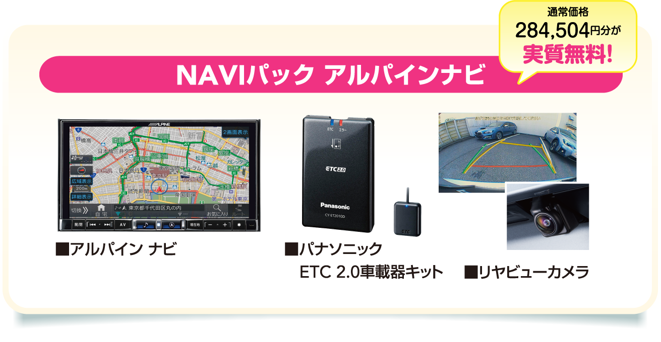 NAVIパック アルパインナビ